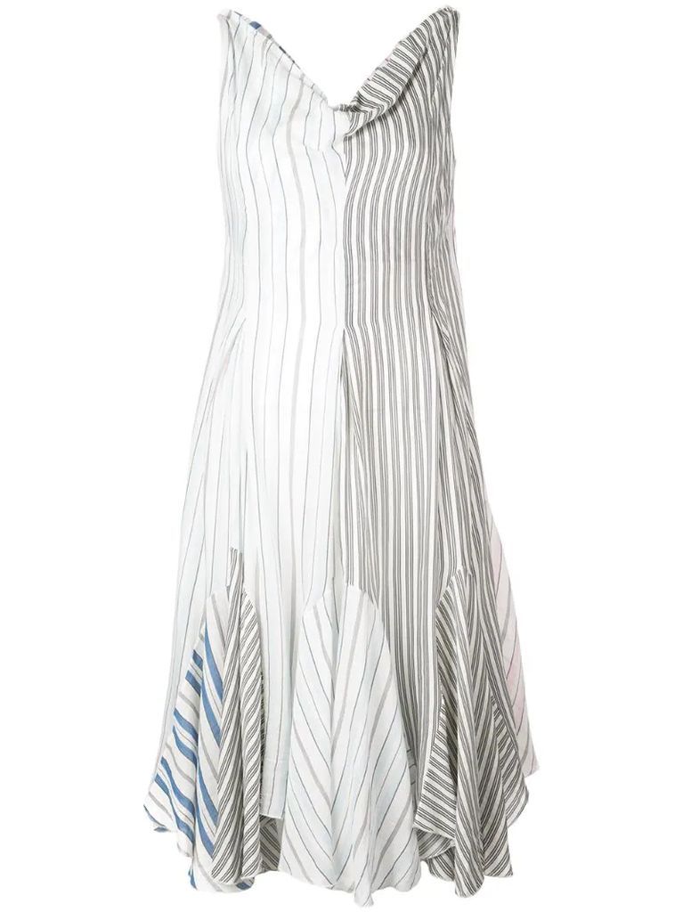 striped handkerchief dress