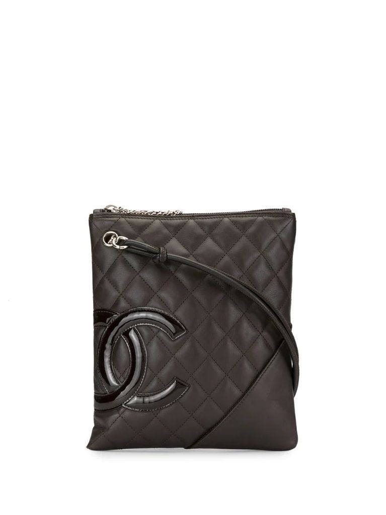 2006 Cambon line diamond quilted crossbody bag