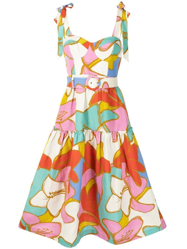 Tirano floral-print dress
