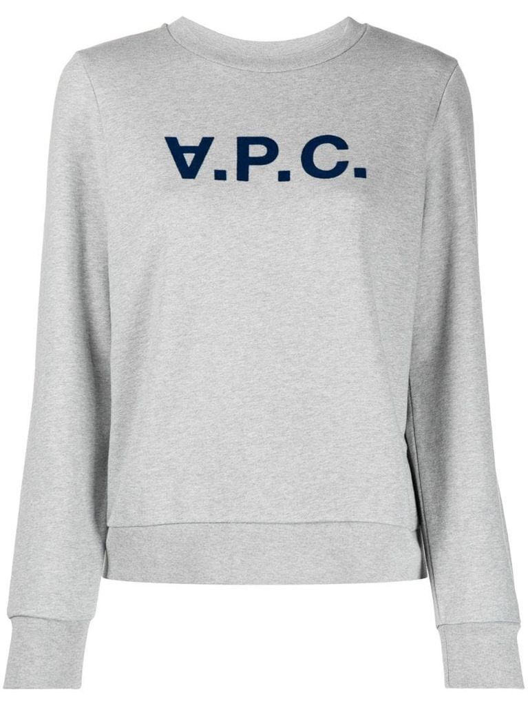 logo print sweatshirt