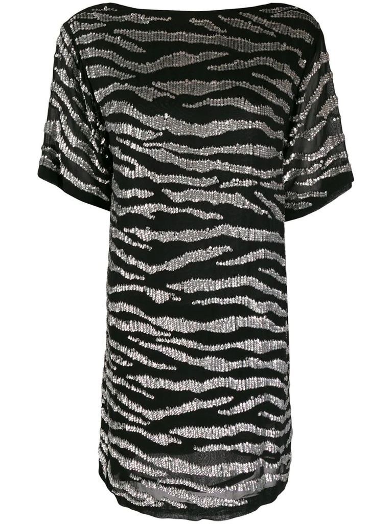 tiger stripes dress