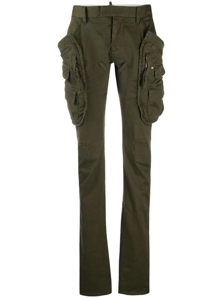 cargo patch pocket trousers