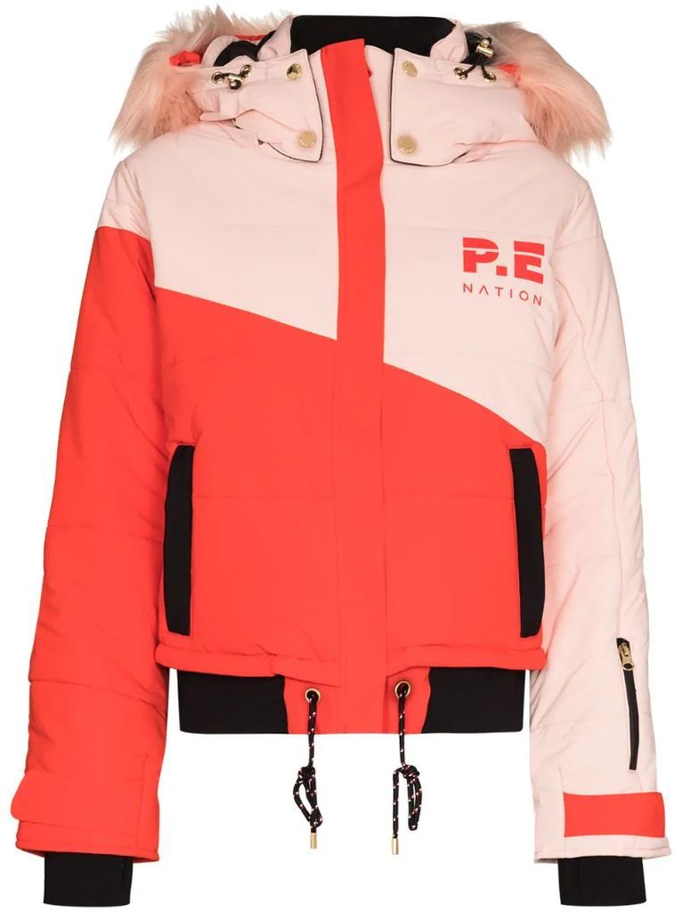 Amplitude hooded ski jacket