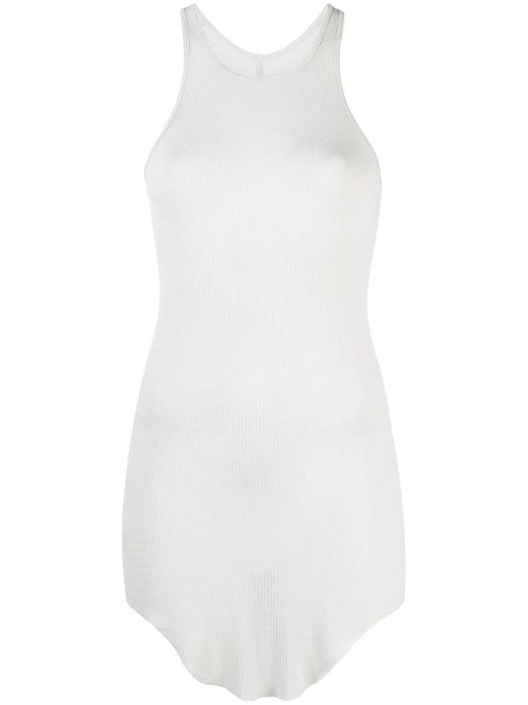ribbed racer-back tank top