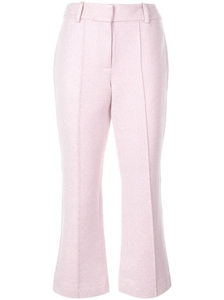 Danit flared cropped trousers