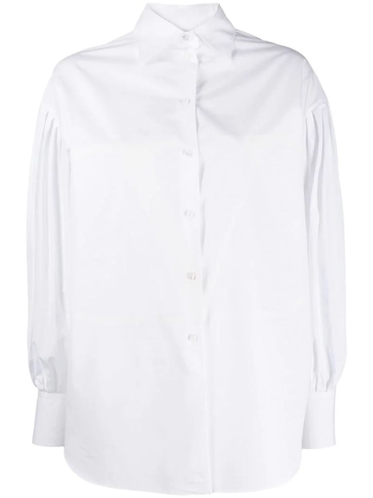 VLOGO long-sleeved buttoned shirt