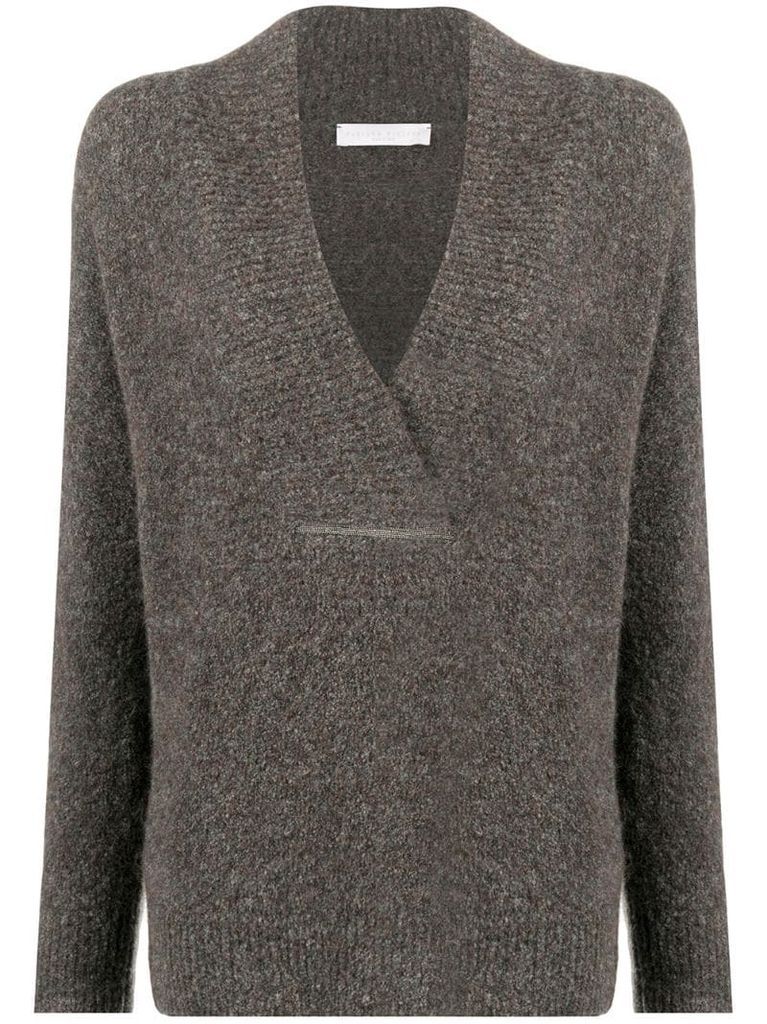 long-sleeve relaxed jumper