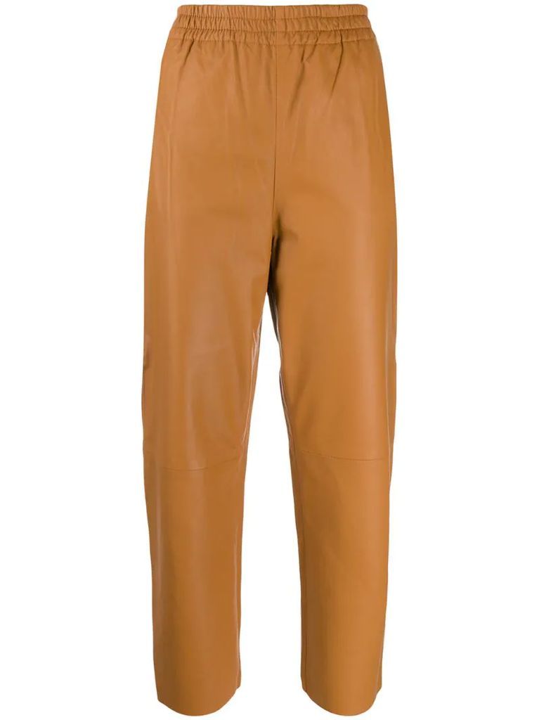 cropped baggy trousers