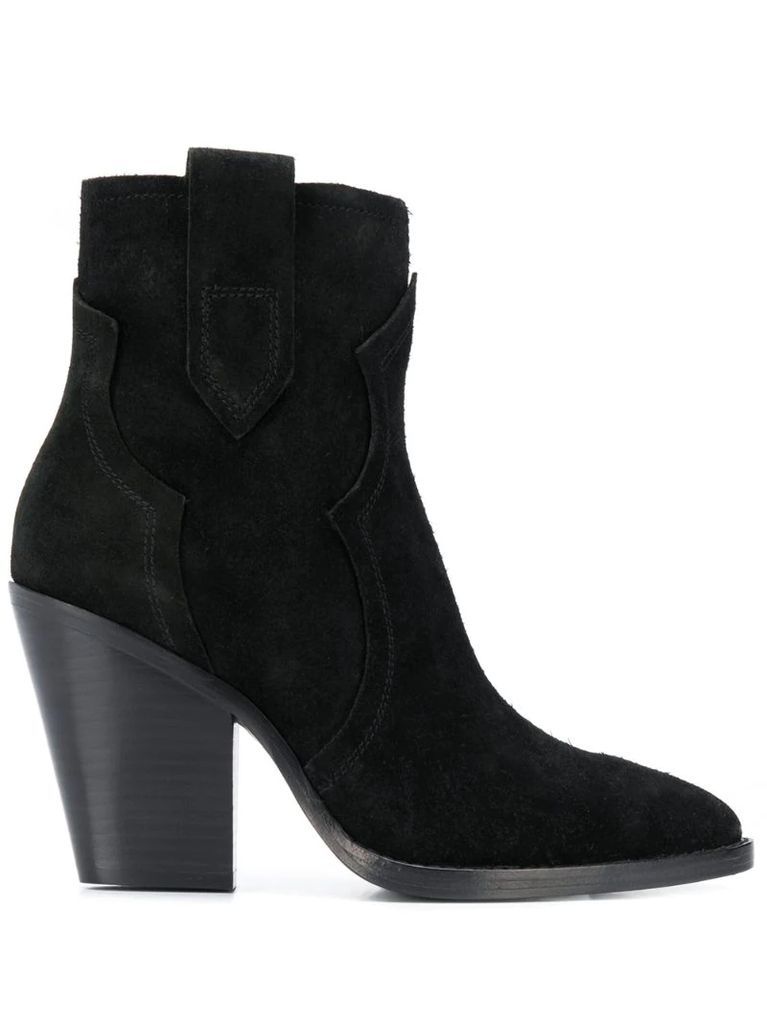 Esquire heel ankle boots