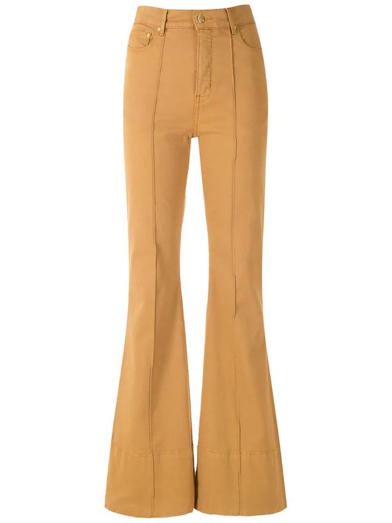 bootcut trousers