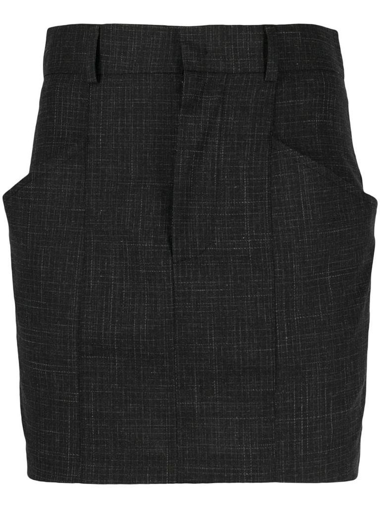 Loxine tailored mini skirt