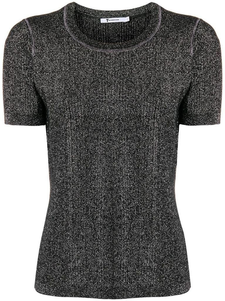 short sleeve knit top