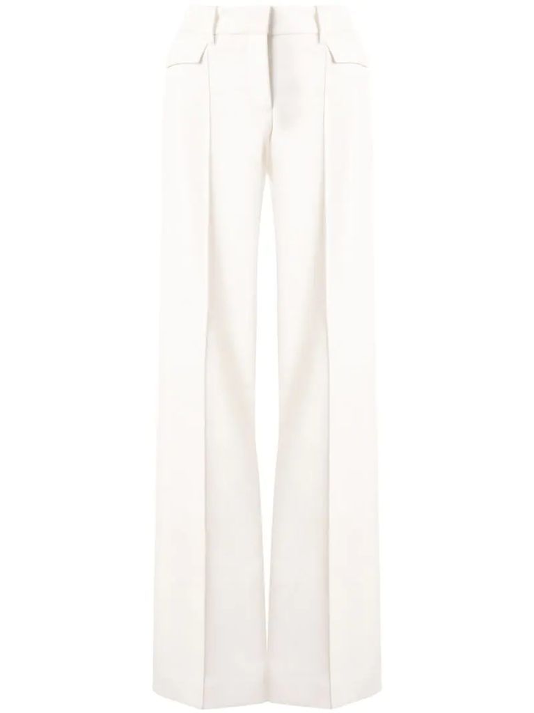 low rise pocket trousers
