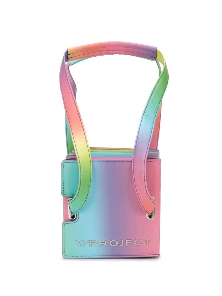 mini accordion rainbow shoulder bag