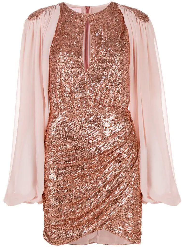 sequin embroidred dress