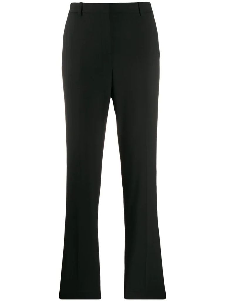 high rise tailored trousers