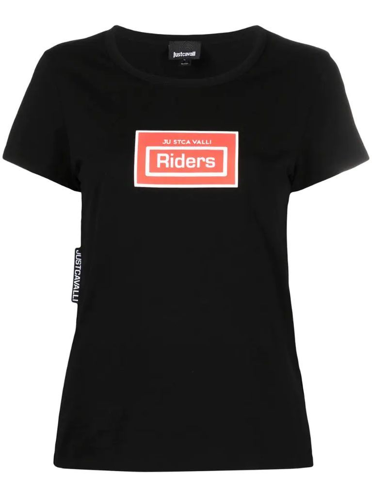 Riders-print short-sleeve T-shirt