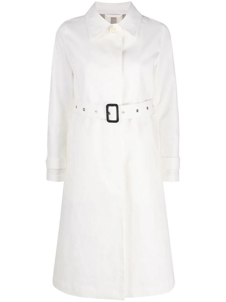 Roslin single-breasted belted trench coat
