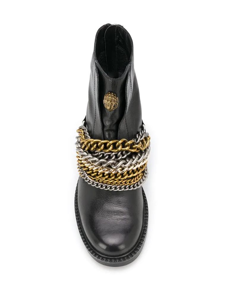 Stefan chain-link ankle boots