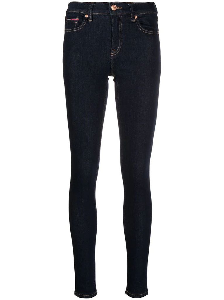 dark wash skinny jeans