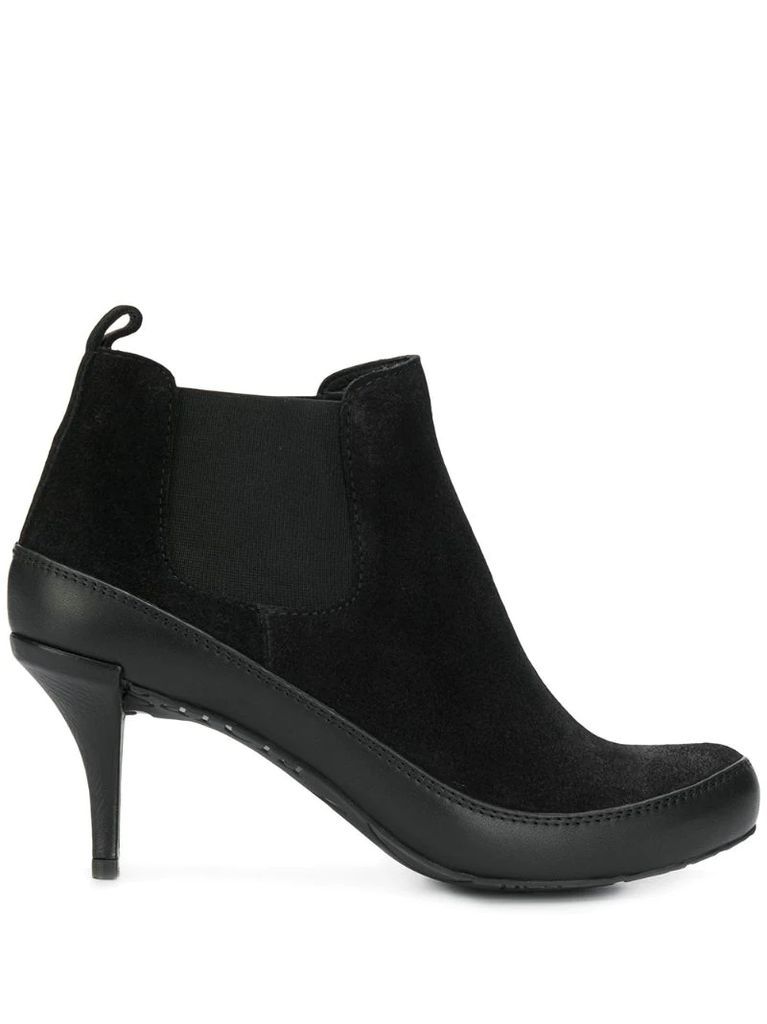 mid-heel ankle boots