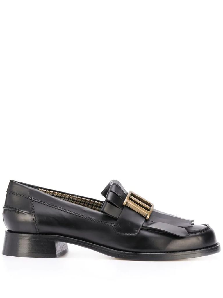 buckle-detail slip-on loafers