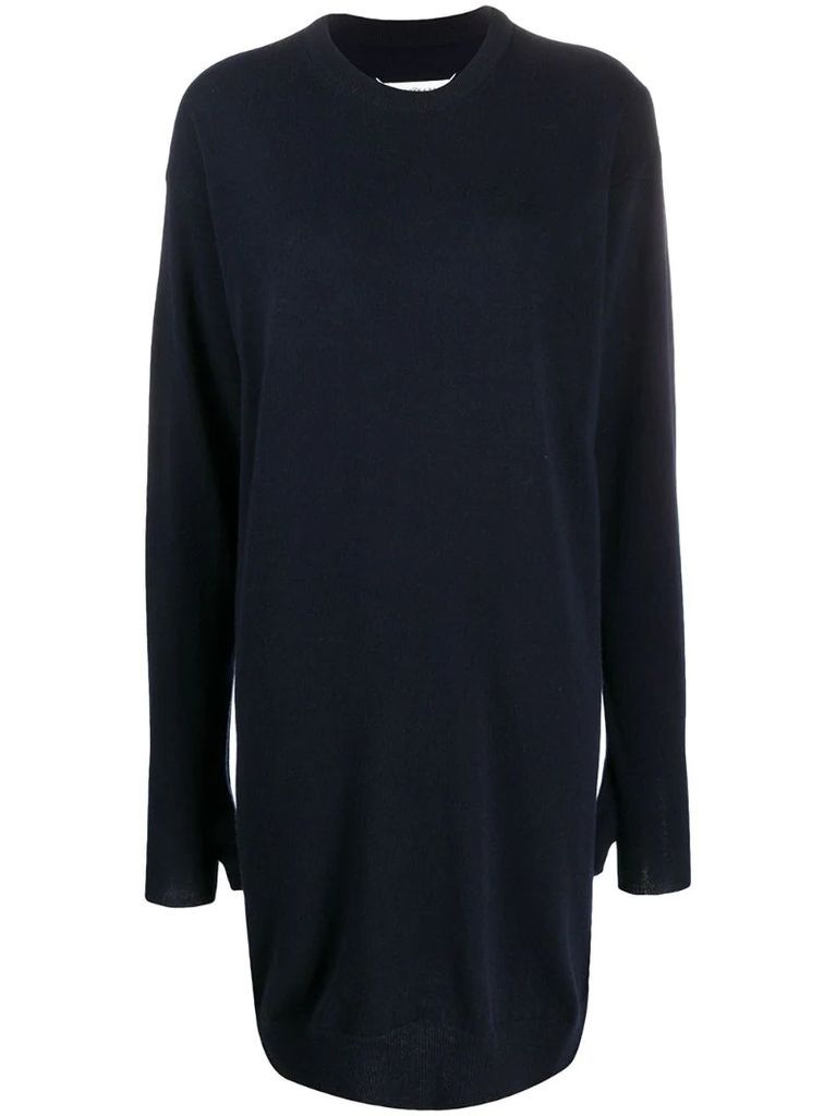 knitted cashmere-wool dress