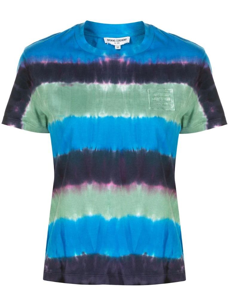 tie-dye print T-shirt