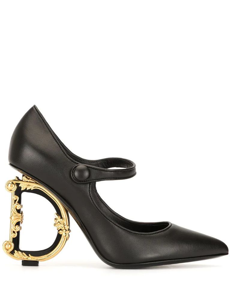 Mary Jane Baroque heel pumps