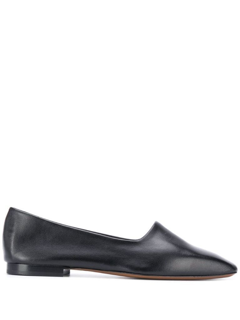 square toe loafers