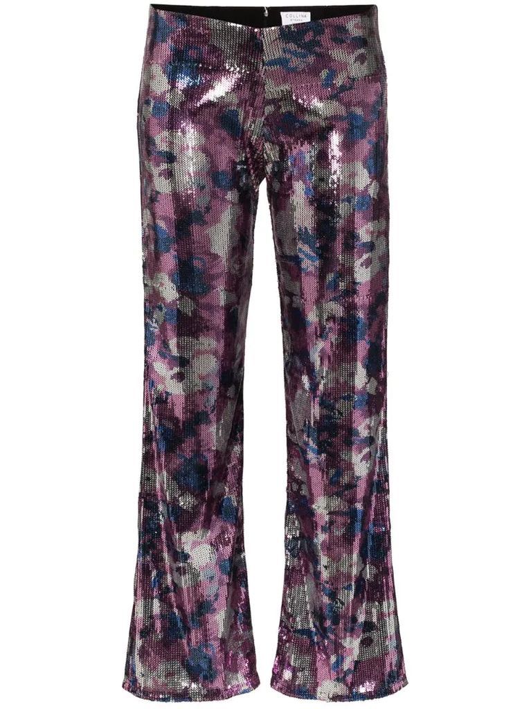 Mariposa sequinned trousers
