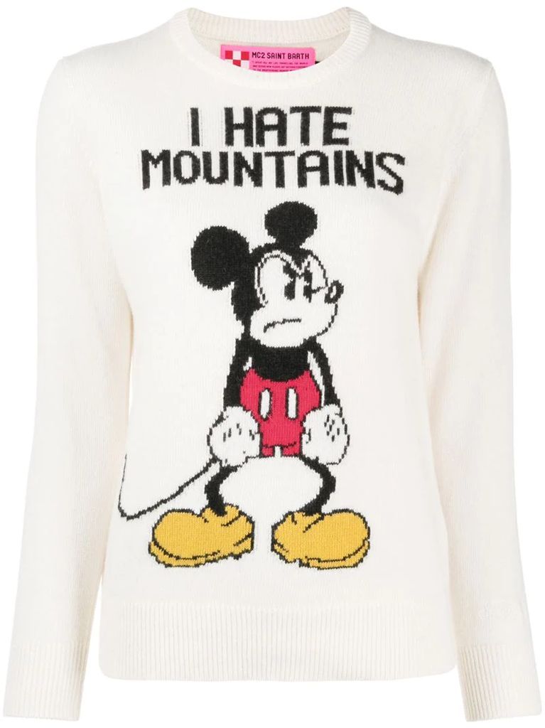 Angry Mickey knit jumper