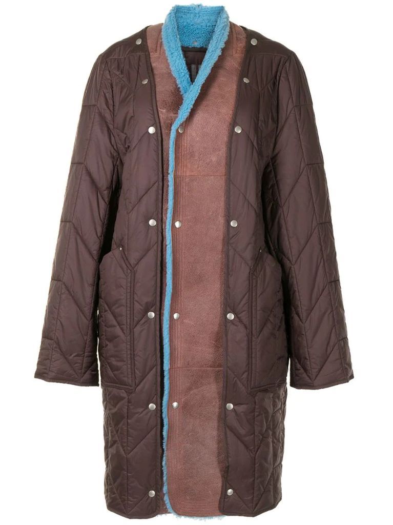 quilted padded coat