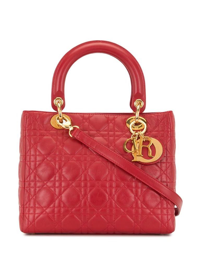 pre-owned Lady Dior Cannage 2way bag