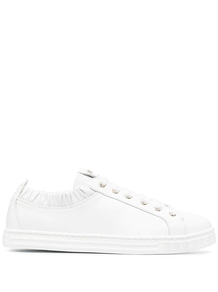 elasticated ankle low-top sneakers