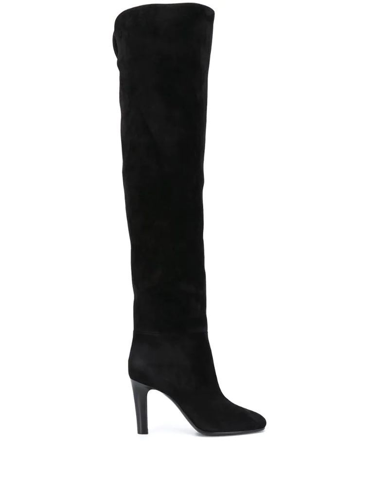 Jane 90mm point-toe boots