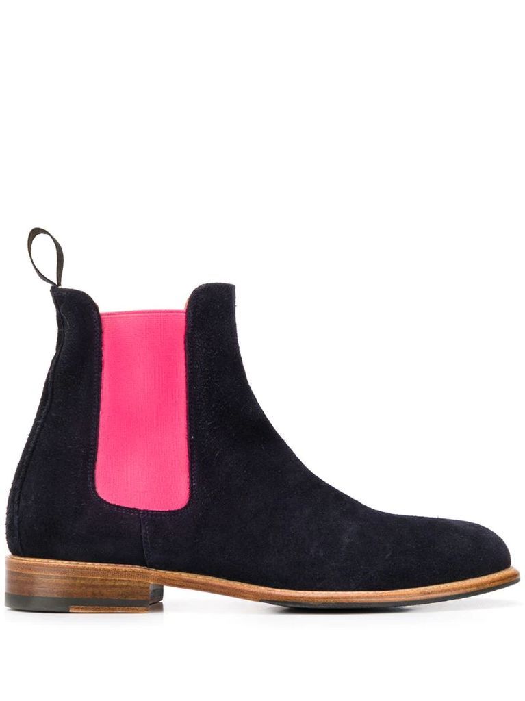 Chelsea colour-block boots