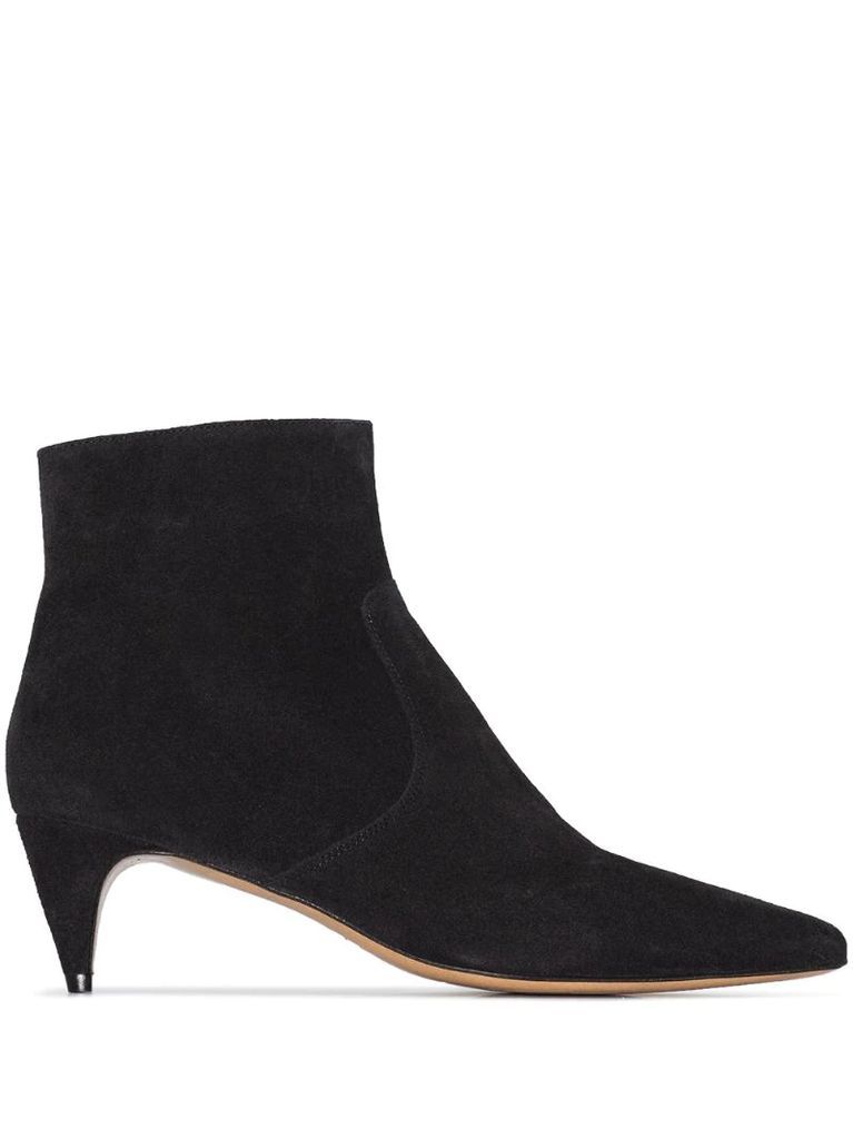 Dearst 35mm point toe ankle boots