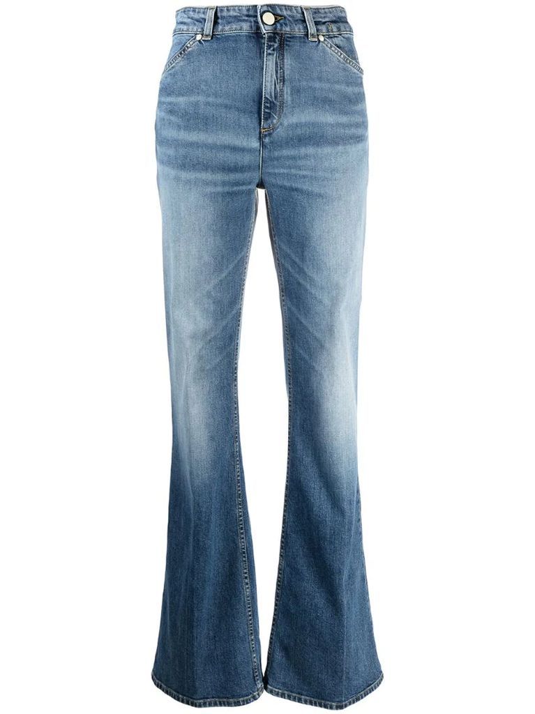 Love high-rise flared jeans