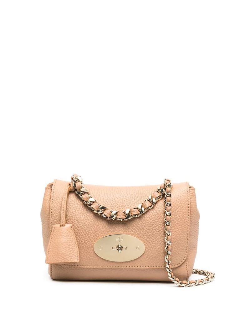 Lily leather shoulder bag