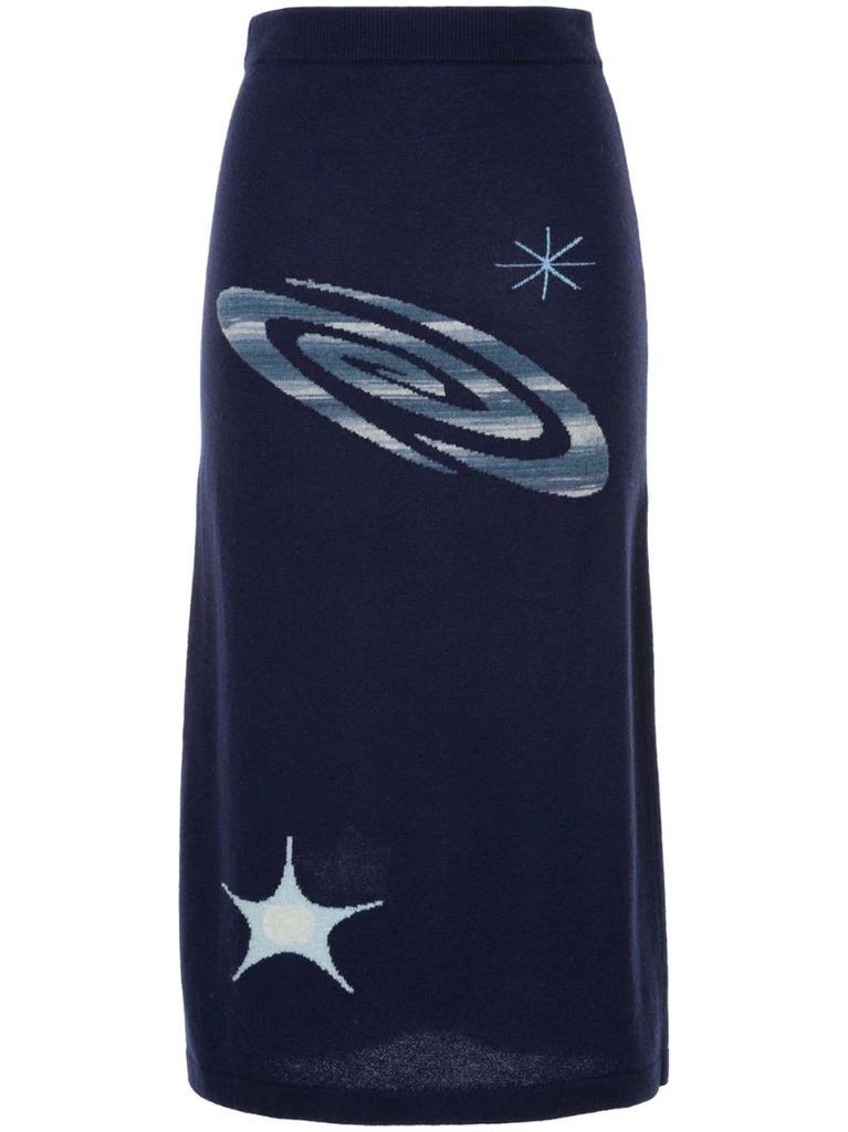 space knit skirt