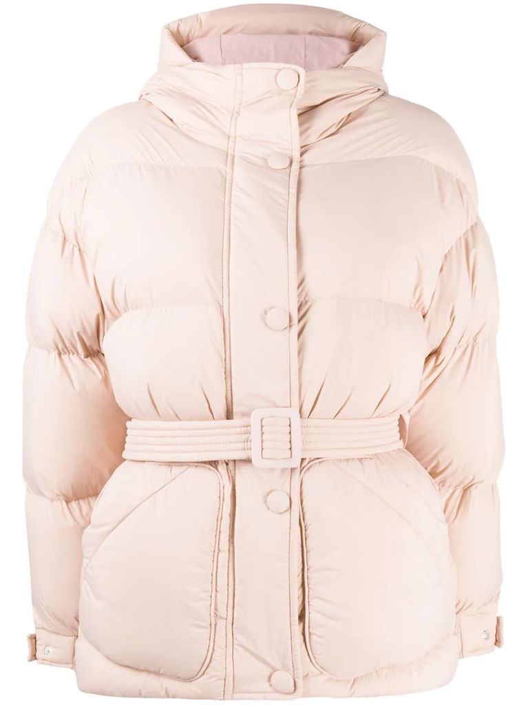 Michlin belted puff jacket