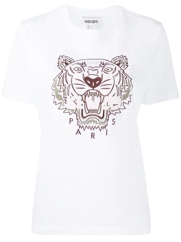 embroidered Tiger T-shirt