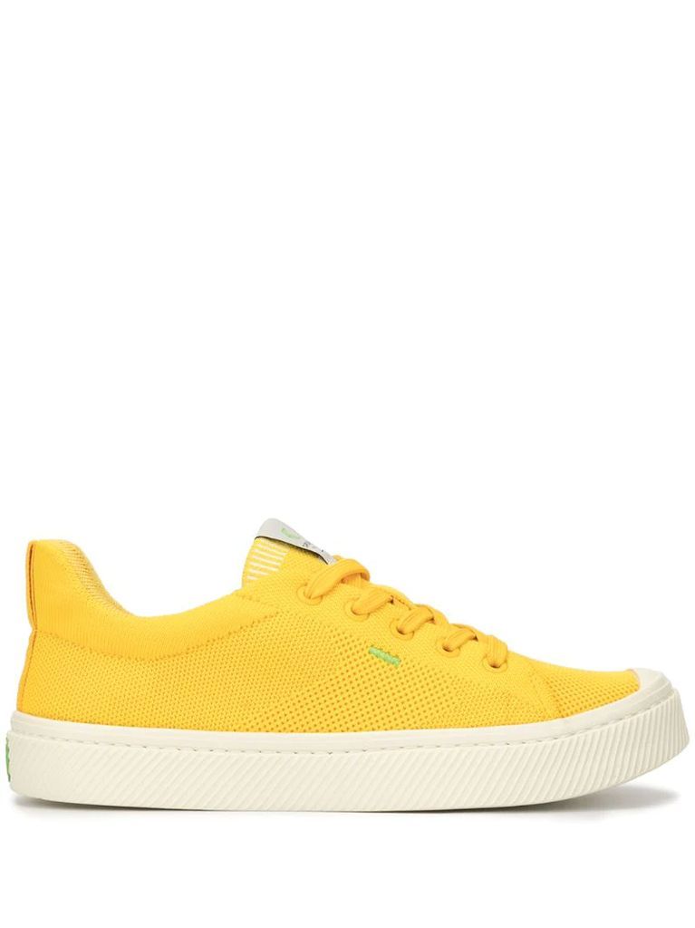 IBI Low Sun Yellow Knit Sneaker