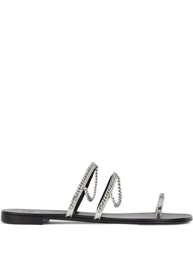Catena leather sandals