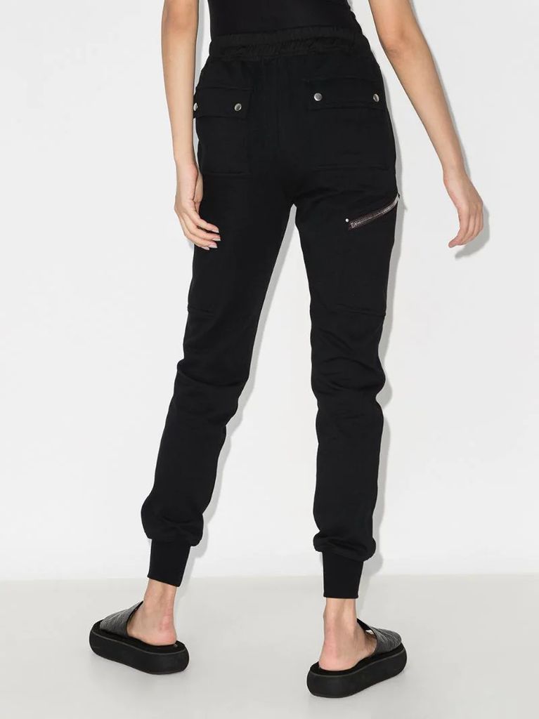 heavy jersey track trousers