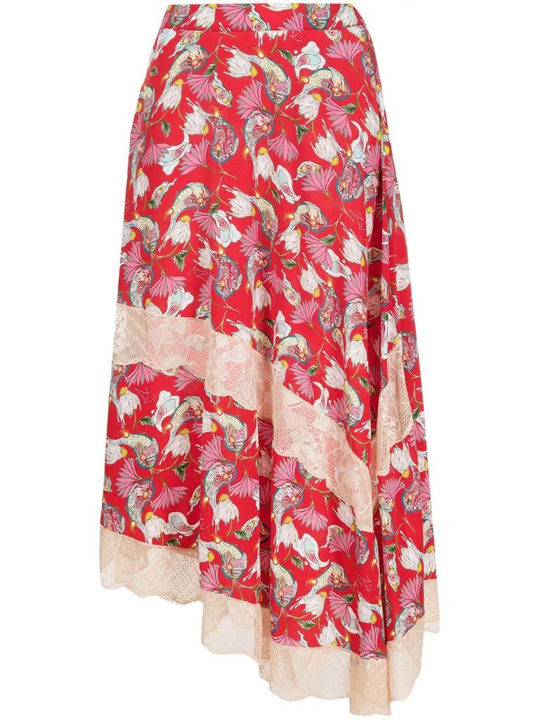 Juliet lace-embellished skirt
