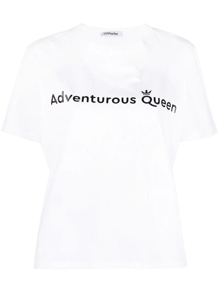 Adventurous Queen cotton T-shirt