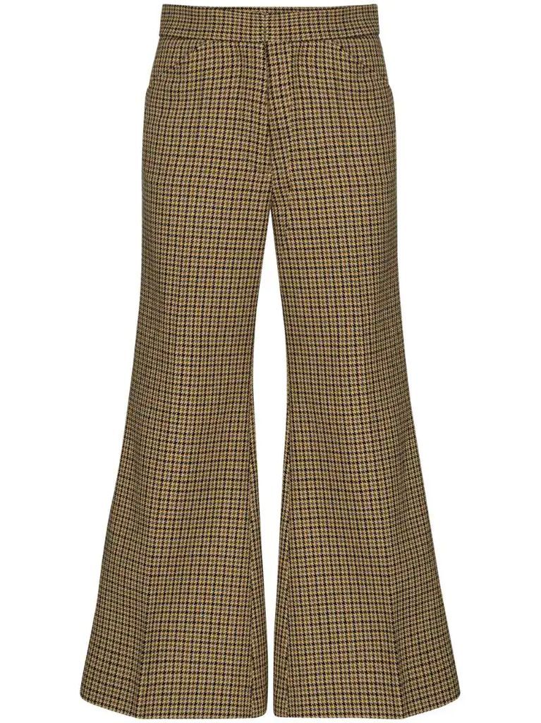 2 Moncler 1952 cropped flared trousers