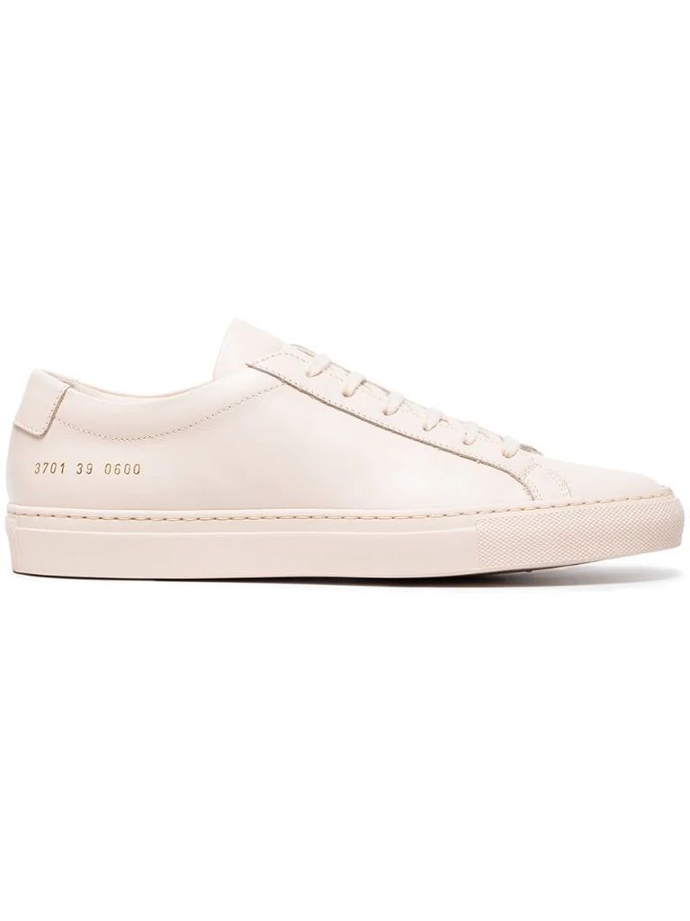 nude Achilles leather sneakers